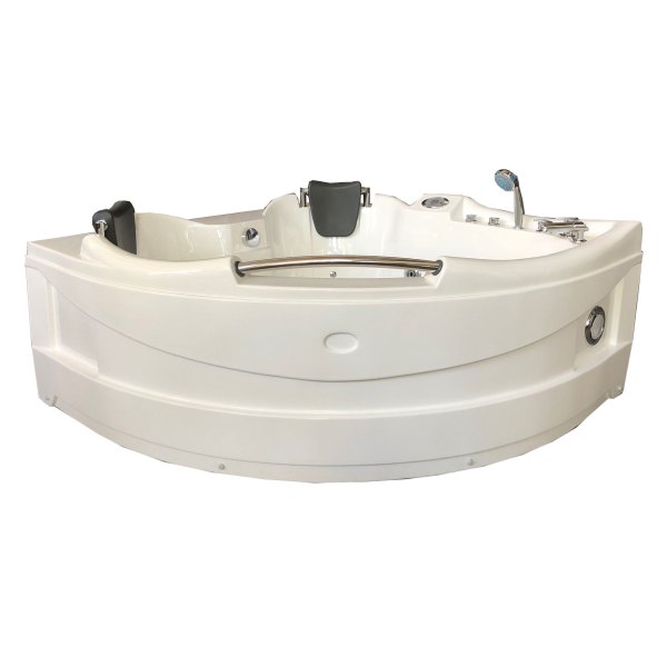 Whirlpool Corner Tub 59 x 59 white with Heater – Alyssa
