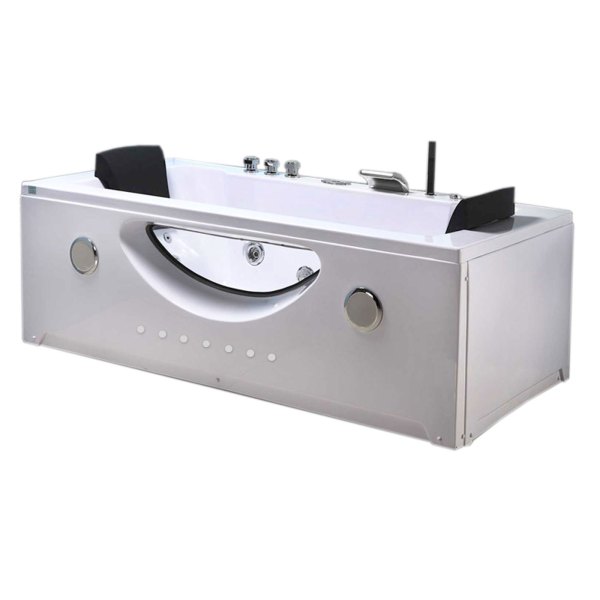 Jetted Bathtub 71 X 35 white double pump with Heater – Eden