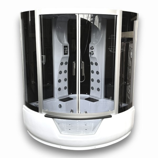 Whirlpool Tub Shower combo 59 x 59 white with Heater – Narciso