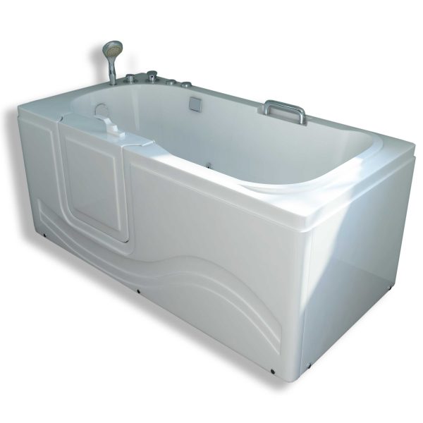 Walk-in Whirlpool Tub 60 x 30 with Left-side Door 6 jets – Oleander