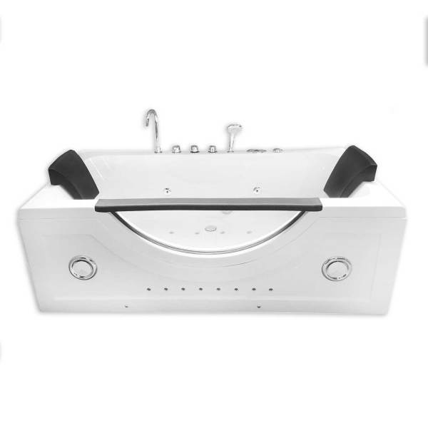 Whirlpool Bathtub 71 x 35 white double pump with Heater – Orchid