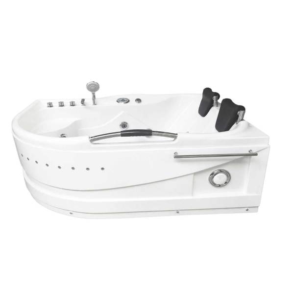 Jettet Tub white 67 X 47 double pump with Heater – Petunia