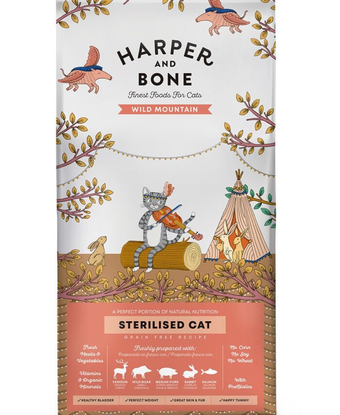Harper and Bone Cat Sterilised Wild Mountain 2kg