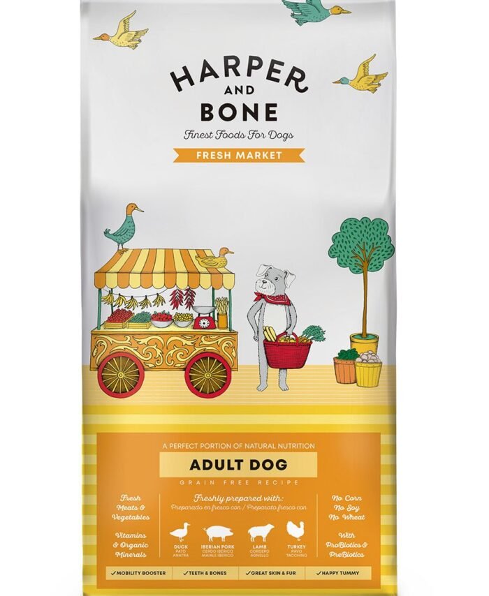 Harper and Bone Grain Free Adult Dog Medium/Large Fresh Market 12kg