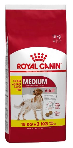 Royal Canin Size Health Nutrition Medium Adult 15+3kg