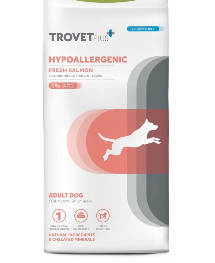 Trovet Plus Adult Dog Hypoallergenic Salmon Veterinary Diets 3kg