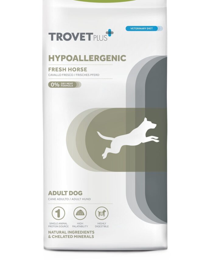 Trovet Plus Adult Dog Hypoallergenic Horse Veterinary Diets 3kg