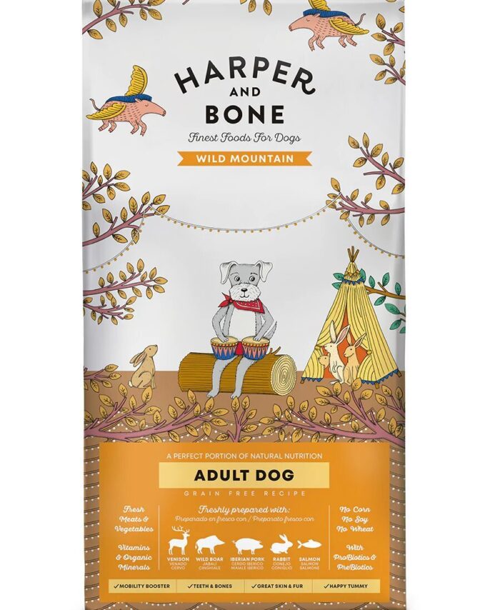 Harper & Bone Adult Dog Medium/large Wild Mountain - 3kg
