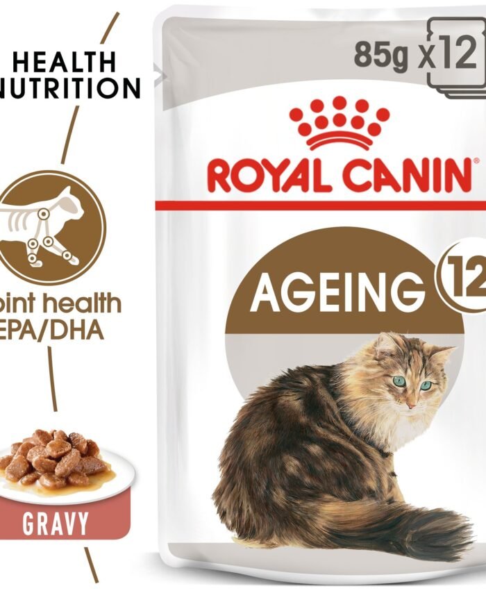 Royal Canin Feline Health Nutrition Ageing +12 Gravy 85G (Wet Food )