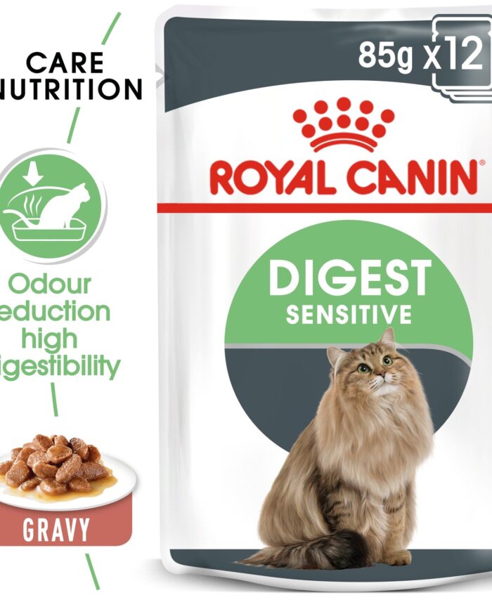 Royal Canin Feline Care Nutrition Digest Sensitive Gravy 85G (Wet Food )