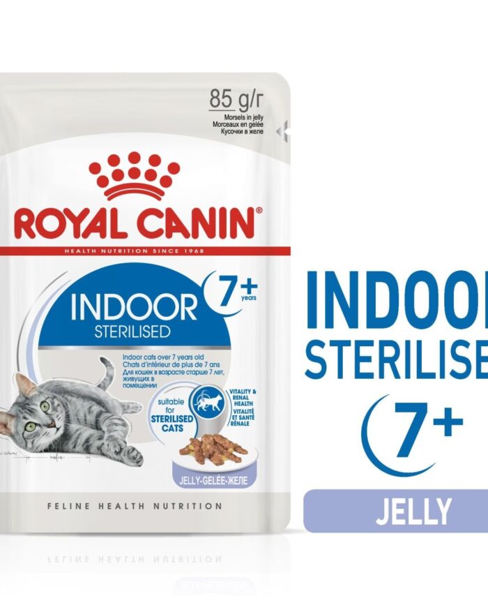 Royal Canin Feline Health Nutrition Indoor 7+ Jelly 85G (Wet Food )