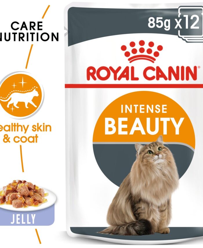 Royal Canin Feline Care Nutrition Intense Beauty Jelly 85G (Wet Food )